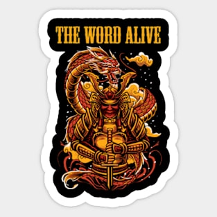 THE WORD ALIVE MERCH VTG Sticker